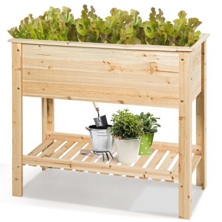 fioriera da giardino con mensola