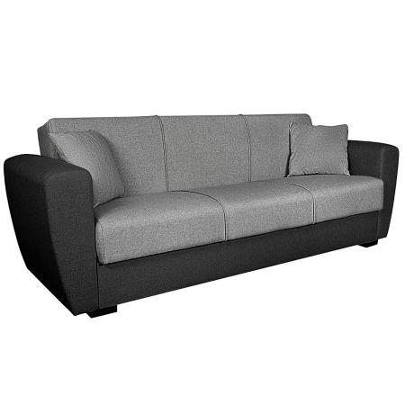 divano letto convertibile con braccioli ergonomici