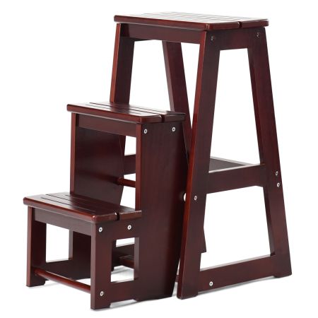 Sgabello scaletta a 3 gradini multiuso