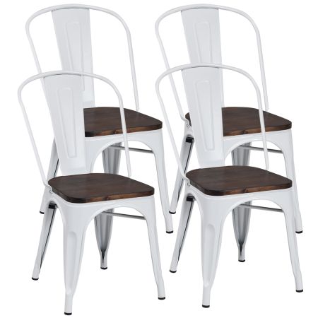 set di 4 sedie da cucina e da sala da pranzo