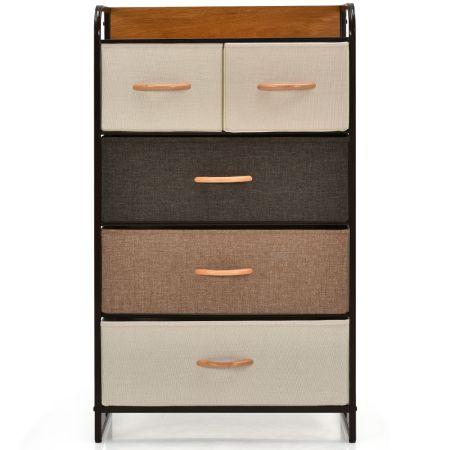 organizer a 4 livelli con superficie in legno per ingresso