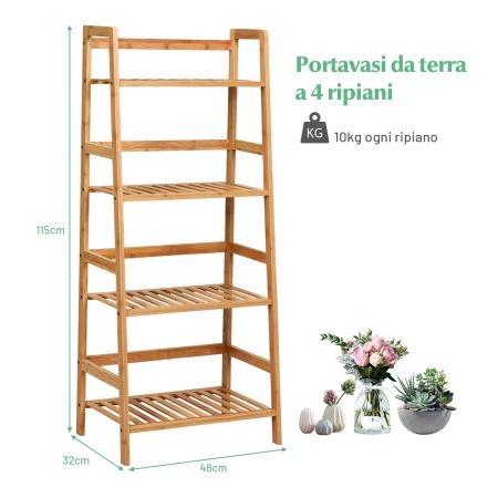 Libreria rustica con solida struttura