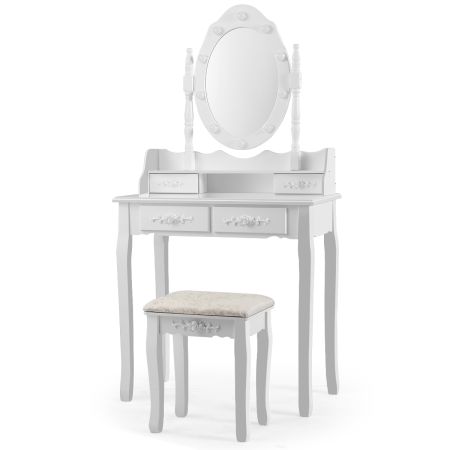 Toeletta classica con 4 cassetti