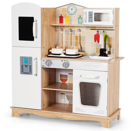 cucina finta giocattolo con suoni e luci per bambini