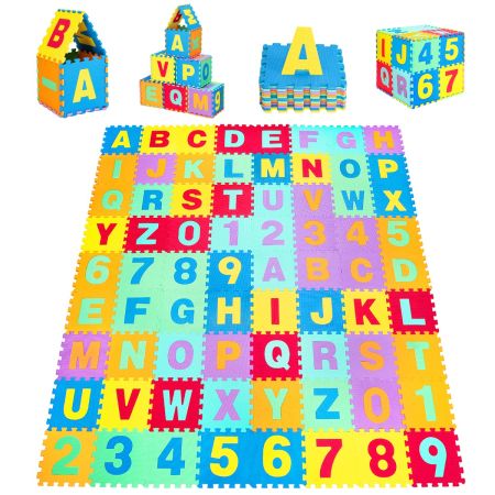 tappetino puzzle in EVA con 72 pezzi