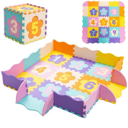Tappetino per bambini con 50 pezzi
