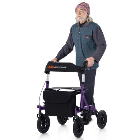 Questo walker può essere piegato per un risparmio di spazio in ripostiglio e trasporto