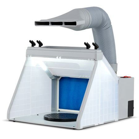 cabina di spruzzatura per aerografo