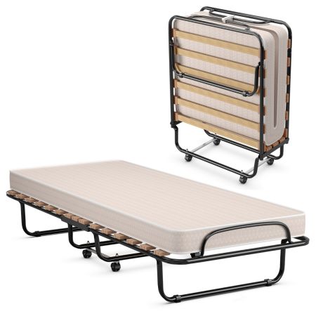 letto portatile con 4 ruote girevoli