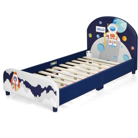 letto con testiera e pediera morbide