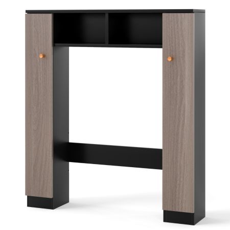 organizzatore di stoccaggio per il bagno in legno