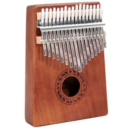 kalimba in legno di mogano con 17 tasti