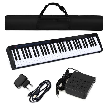 pianoforte digitale a 61 tasti portatile con borsa