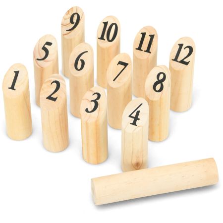 gioco di birilli finlandesi di legno