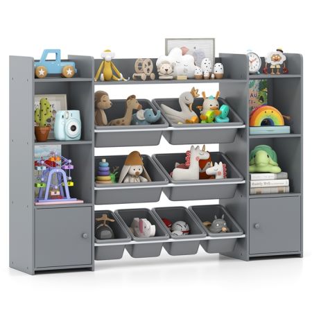 Organizer di stoccaggio armadio cubby con scatola contenitori rimovibili per organizzatore per giocattoli