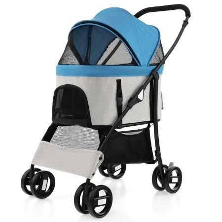 passeggino per animali domestici 3 in 1