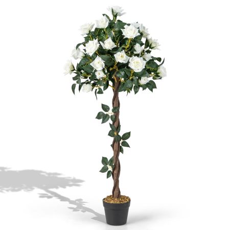 albero di rose in fiore artificiali