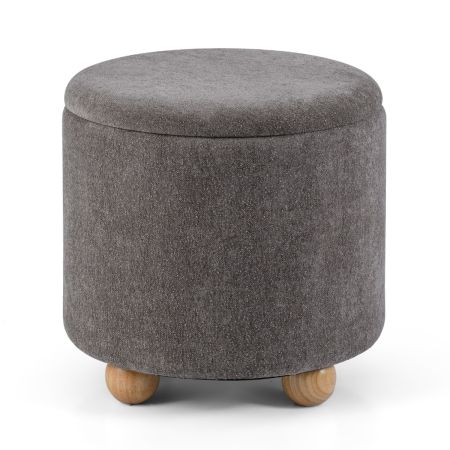Sgabello camera da letto tessuto ciniglia
