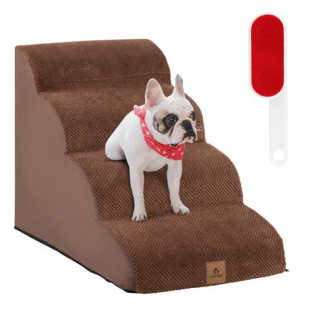 rampa per cani in schiuma a 4 livelli