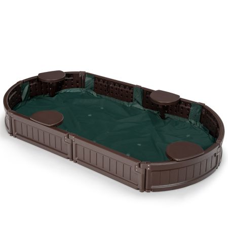 kit recinto di sabbia per bambini da esterno