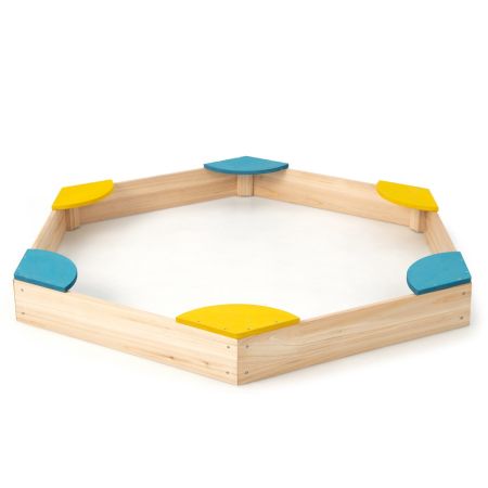 sabbiera in legno da giardino