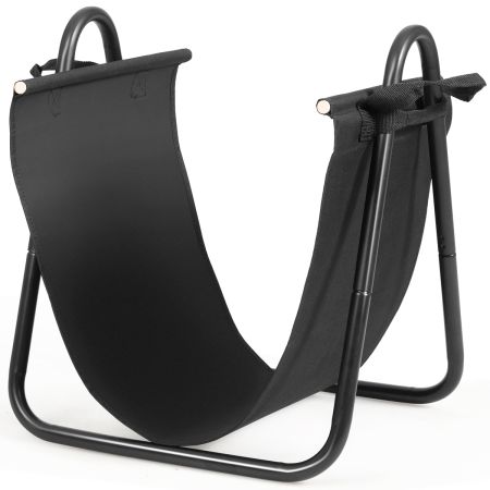 porta legna con base stabile
