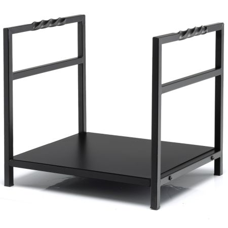 porta legna con base stabile