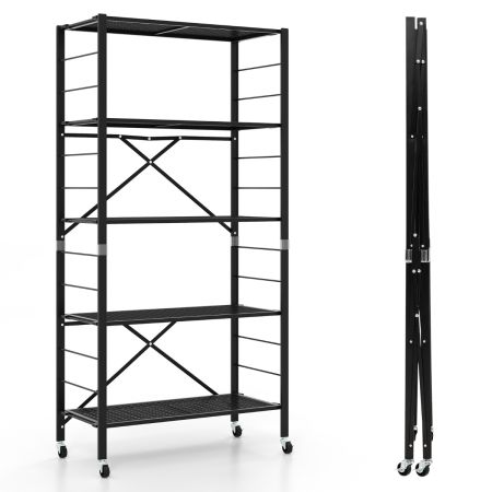 scaffale con ruote