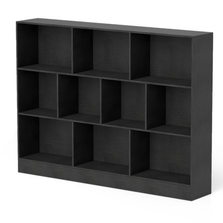 libreria a 10 cubi con 2 kit anti-ribaltamento