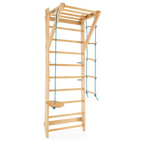 scala a parete in legno