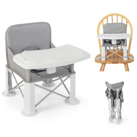 Costway Rialzo sedia 6 in 1 in PU ergonomico e comodo, Set tavolo