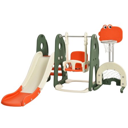 set giochi con altalena e porta da calcio
