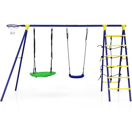 altalena doppia da giardino per bambini