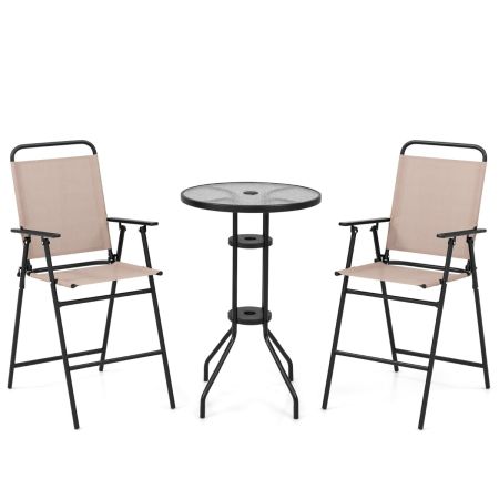 set bistrot 3 pezzi da esterno