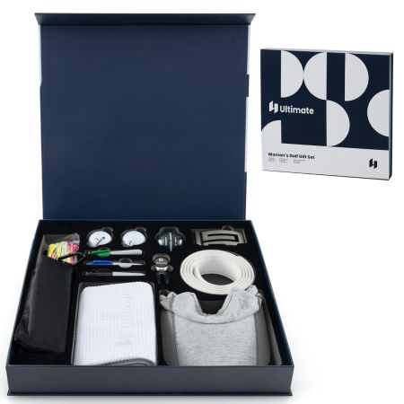 Set completo da golf con tee asciugamano cintura e cappello da golf, Scatola regalo golf per donna