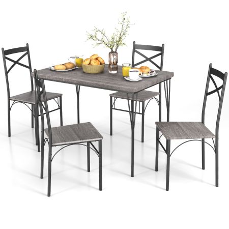 set da tavolo da cucina per 4 persone