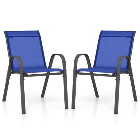set di sedie da patio impilabili