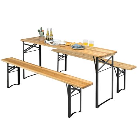 set tavolo da pranzo pieghevole