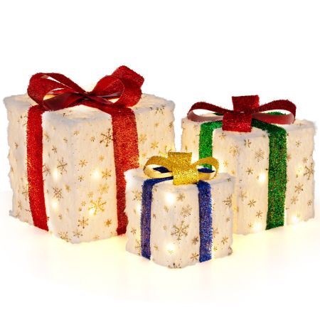 3 pezzi di decorazione natalizia