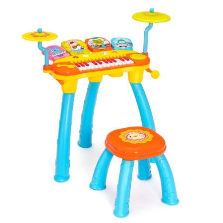 set di batteria e tastiera
