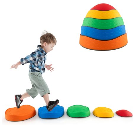 piastrella per bambini 5pz prescolare impilabile