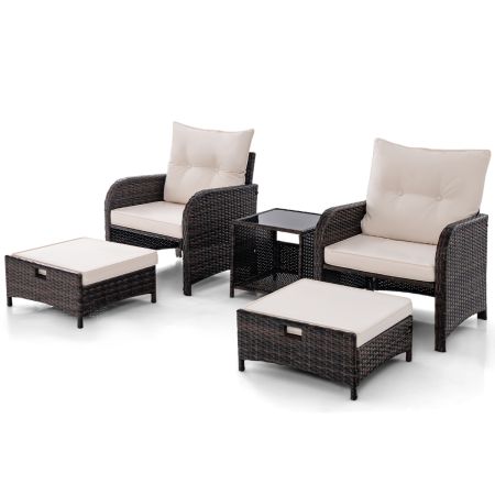 set divano in rattan da patio