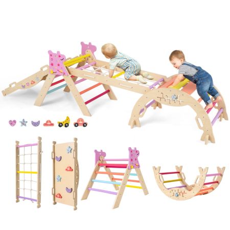 Gioco arrampicata interno legno
