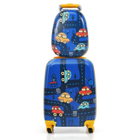 set valigia con ruote da viaggio per bambini