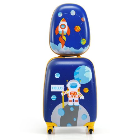 set valigia con ruote da viaggio per bambini