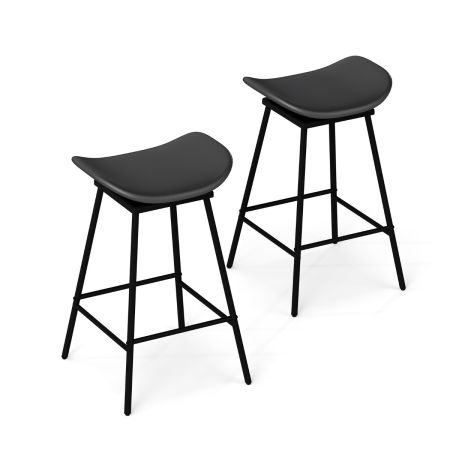 Set Di 4 Sgabelli Da Bar Moderni Girevoli E Regolabili In Altezza (81-101 Cm), Cucina E Isola, Colore Grigio Chiaro - 3