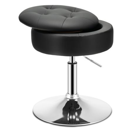 sedia girevole a 360° in pelle PU