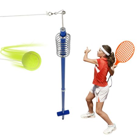 RiToEasysports Gioco Di Lancio E Cattura All'Aperto Per Bambini E Adulti - Set Da Prato Con 2 Mazze E 1 Palla - Gioco Famiglia - 3