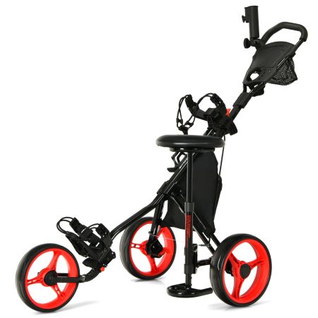 carrello da golf pieghevole con altezza regolabile
