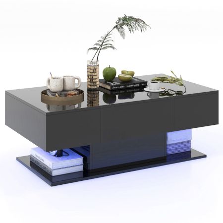 tavolino da caffè moderno con LED